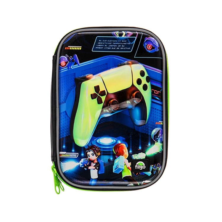 Cartuchera Escolar Filgo 2026 3D Rigid Gamer Art.CA26-R3D-004